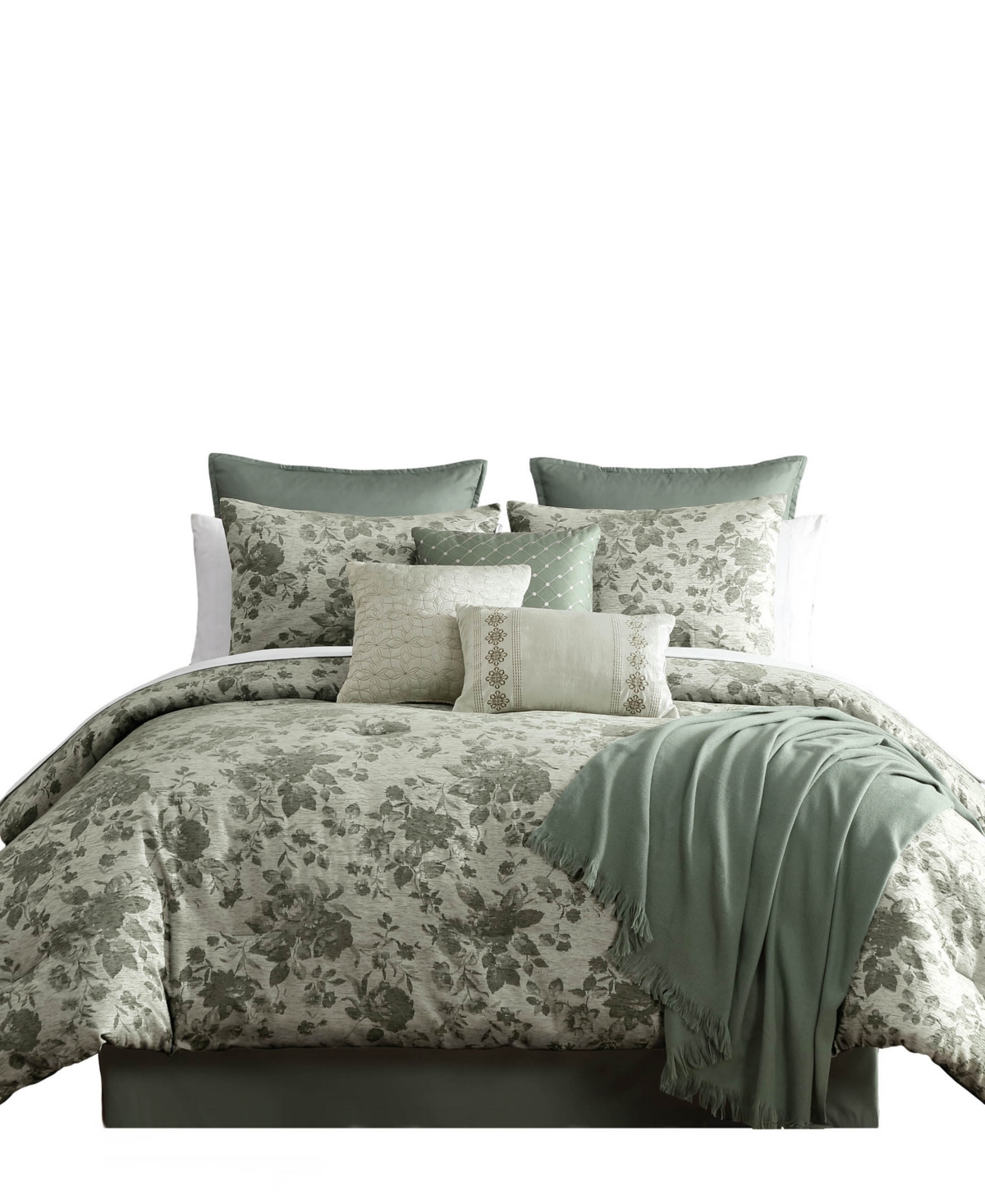 Macy's Guthrie Floral 14-Pc. Comforter Set
