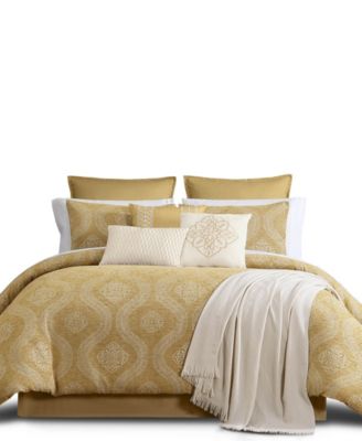 Azen Damask 14-Pc. Comforter Set, Queen