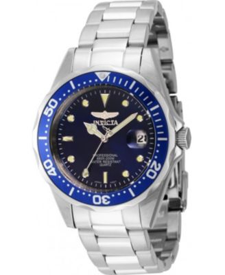 Men's 9204 Pro Diver Quartz 3 Hand Blue Dial Watch