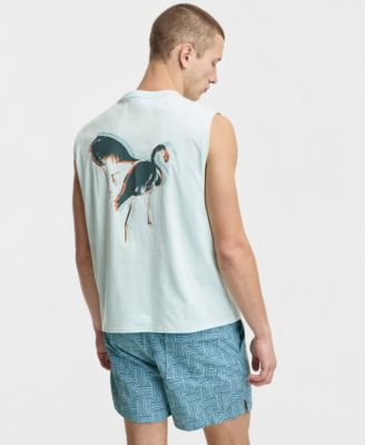 Men's Relaxed Flamingo Muscle Tank