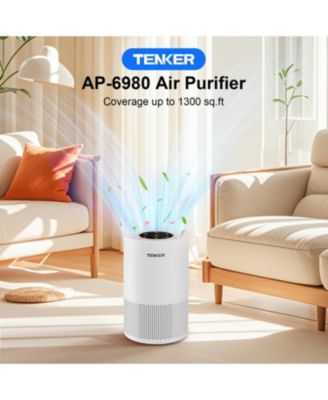 ZACHVO Air Purifiers for rooms to 1200ft²,with Fragrance Sponge, Timer, Air Filter Cleaner for Smoke, Odor, Dander