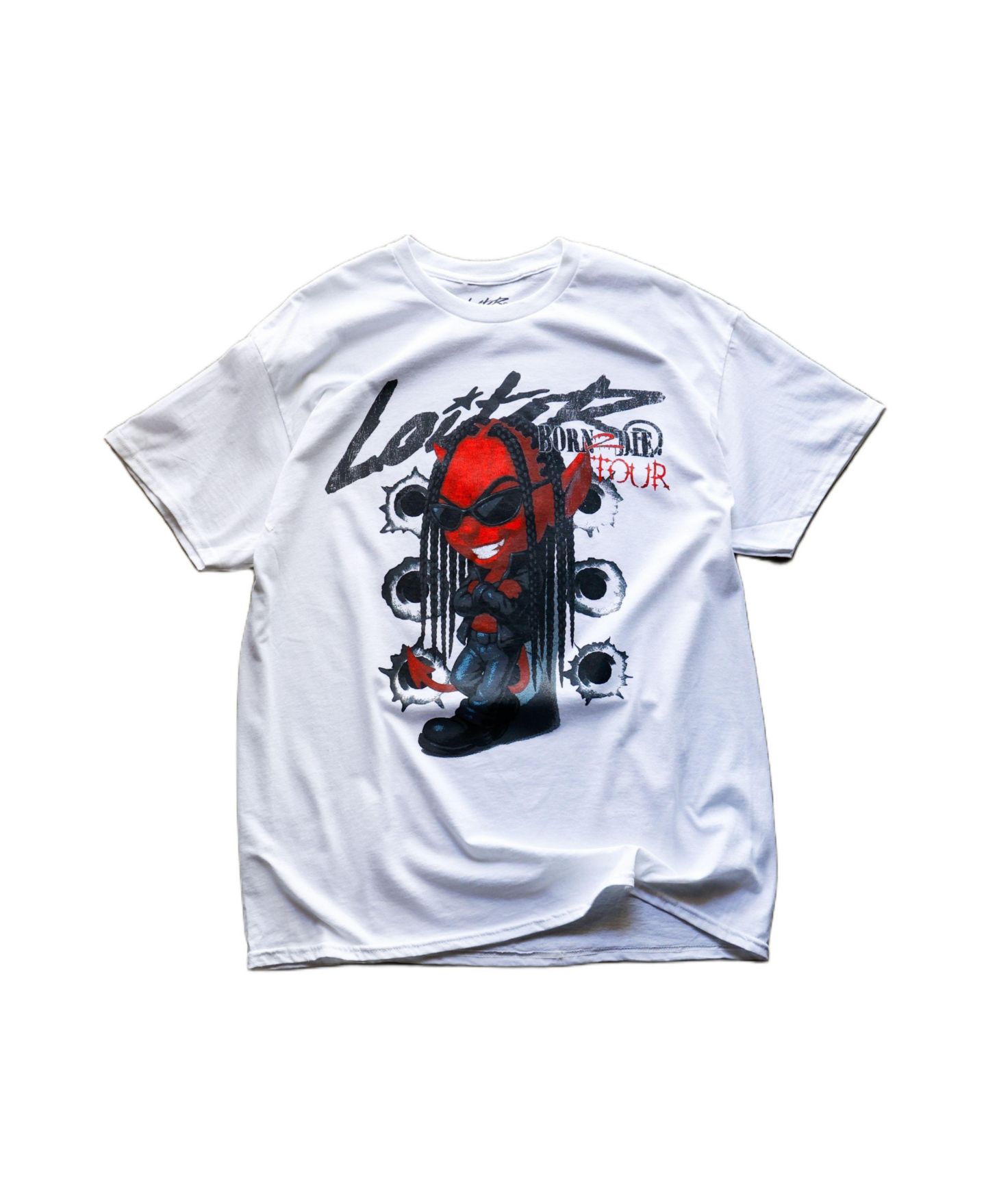 Мужская футболка Loiter Bad Boy Vintage T-Shirt White — фото 1