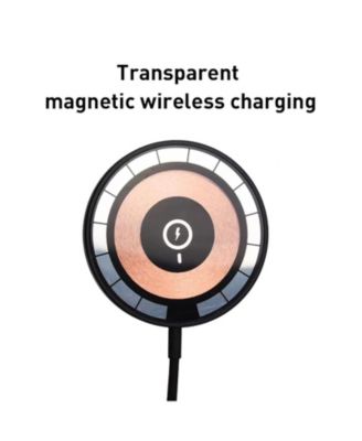 15W Wireless Charger, Magnetic Wireless Charger with Type C Phone Magnet Charging Pad for Easier Charging for iOS Iphone 12 iphone 13 pro