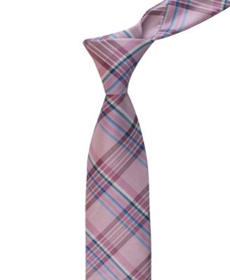 Men's Plaid Pattern Tie