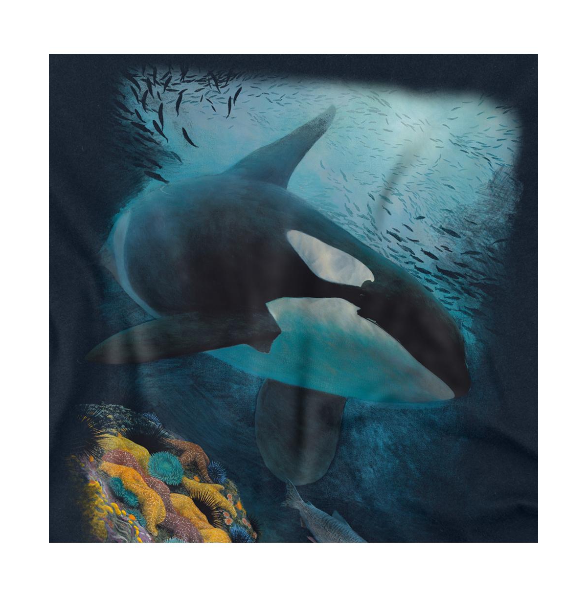 Wild Wings Men's Wildlife Salmon Hunter Orca T Shirt