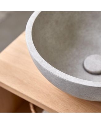 Micha round confetti terrazzo basin