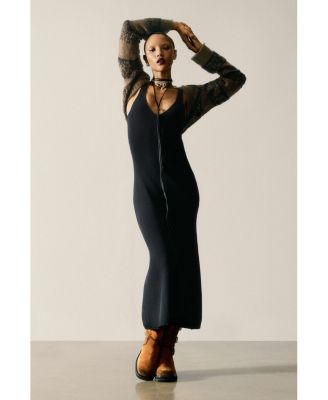 Women's 2-in-1 knit dress