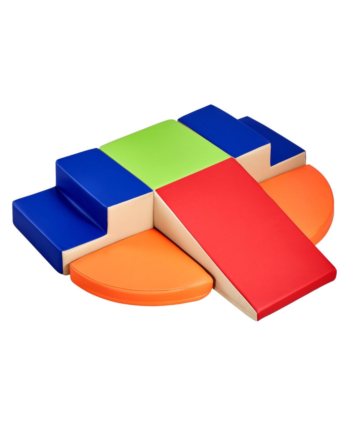 Hongge Foam Climbing Blocks Set for Kids Soft Play Indoor Activity Gym with Adjustable Shapes