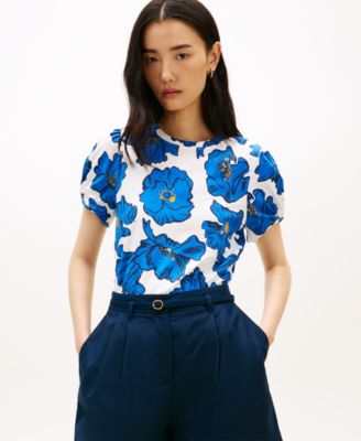 Women's Printed Crewneck Top