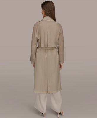Women's Belted Collared Neck Coat