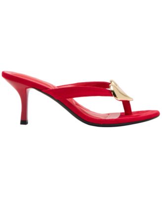 Women's Heartbeat Embellished High-Heel Thong Sandals