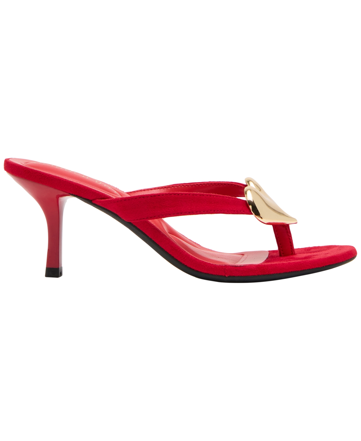 Madden Girl Women's Heartbeat Embellished High-Heel Thong Sandals