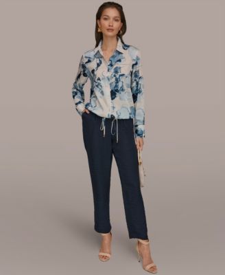 Women's Printed Long-Sleeve Top