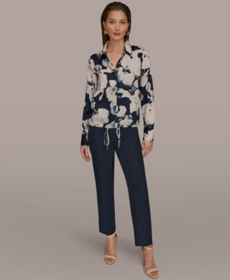 Women's Printed Long-Sleeve Top