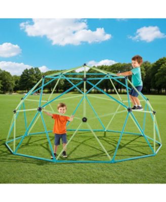 10FT Kids Climbing Dome 1000 LB Capacity with Octopus Net and Basketballs