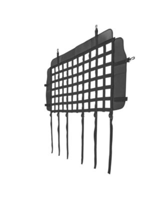 Dog Car Barrier Mesh Net for Jeep Wrangler JK 2007–2017 & JL 2018–2024, Rear Cargo Pet Divider, Tear-Resistant Polyester, Easy Install