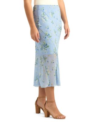 Juniors' Printed Pencil Skirt