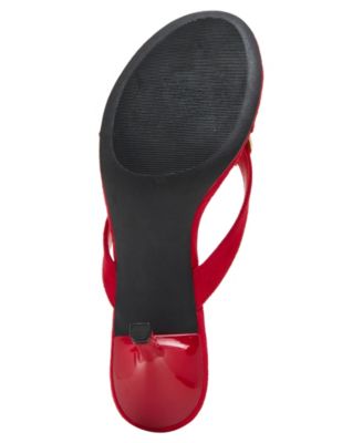 Women's Heartbeat Embellished High-Heel Thong Sandals