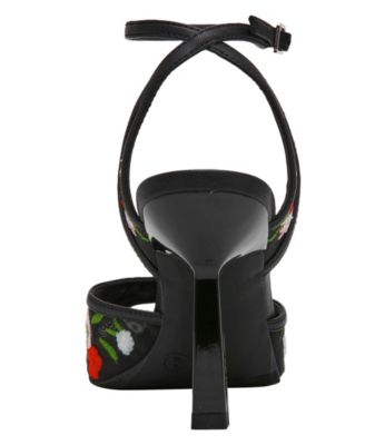 Erynn Dress Embroidered High Heel Sandals, Exclusively at Macy's