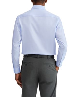 Men's Solid Regular-Fit Stretch Dress Shirt