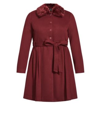 Women's Plus Size Blushing Belle Coat