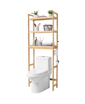 Over-The-Toilet Storage Shelf, 3-Tier Bathroom Space Saver Organizer Rack