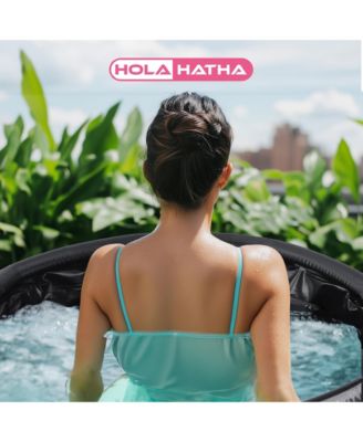 120 Gal Cold Water Ice Bath Tub, Portable Plunge Recovery Tub with Lid