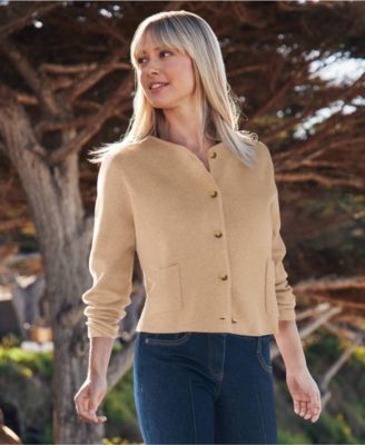 Women's Fine Gauge Cotton Milano Blazer Sweater
