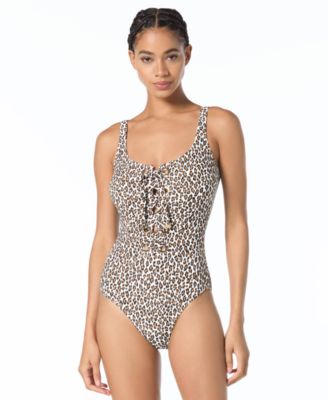 Michael Kors Women's Lace One-Piece Swimsuit