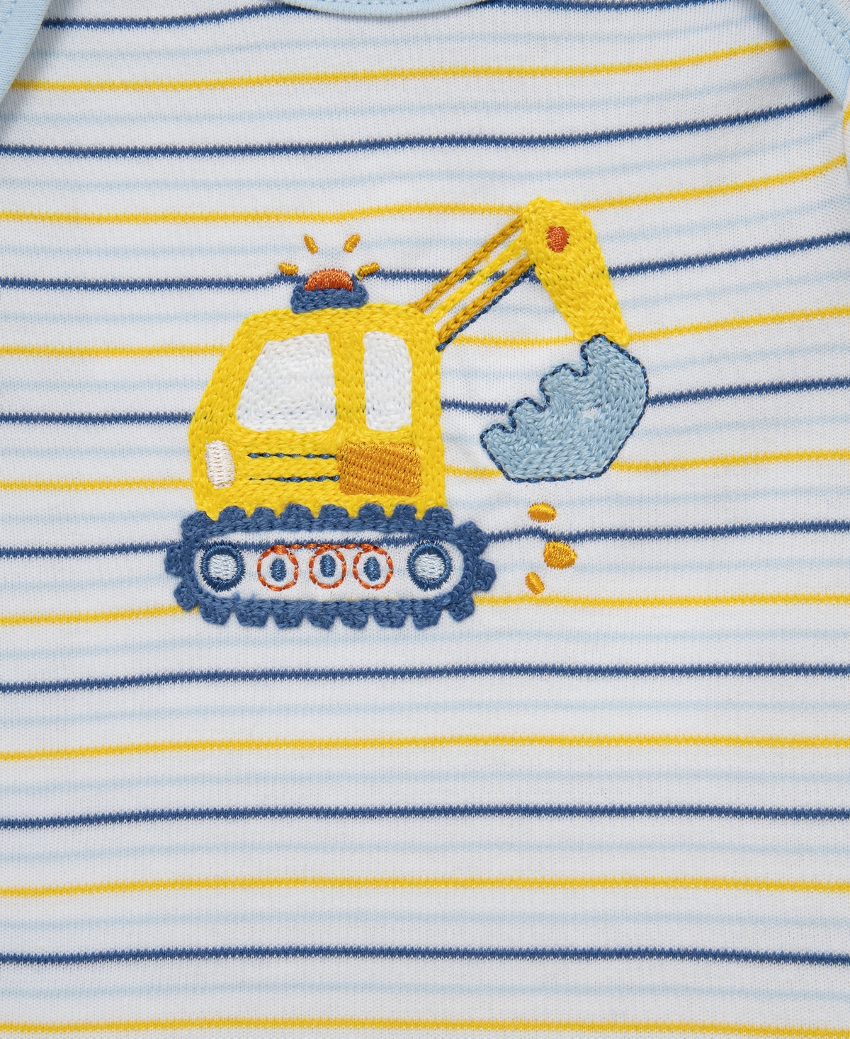 Little Me Baby Boys' Construction Short-Sleeve Bodysuit, Pants & Hat, 3-Piece Set