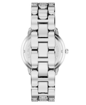 Women's Phoebe Three-Hand Silver-Tone Stainless Steel Watch, 36mm
