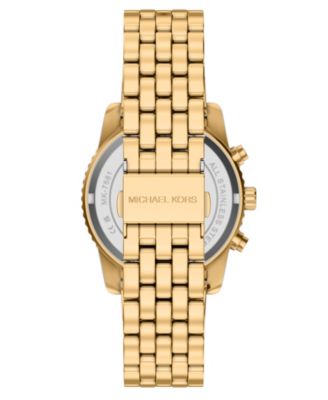 Women's Bryant Three-Hand Gold-Tone Stainless Steel Watch, 35mm