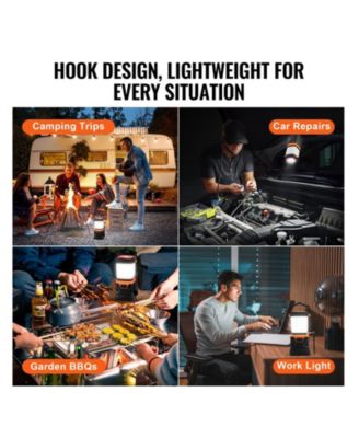 All-in-One Rechargeable LED Camping Lantern, 1000LM, 360° Illumination, 4 Lighting Modes, USB Charging