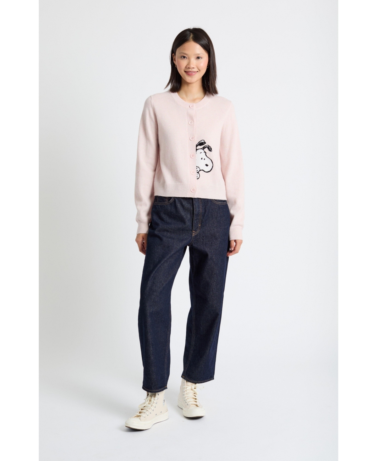 Chinti & Parker Women's Sneeky Snoopy Cardigan