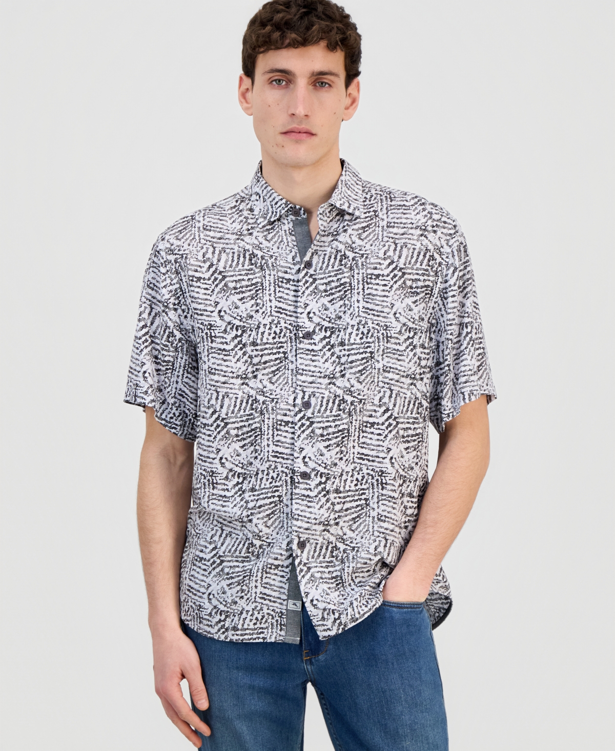 Tommy Bahama Men's Veracruz Sands Island Echo Short-Sleeve Shirt