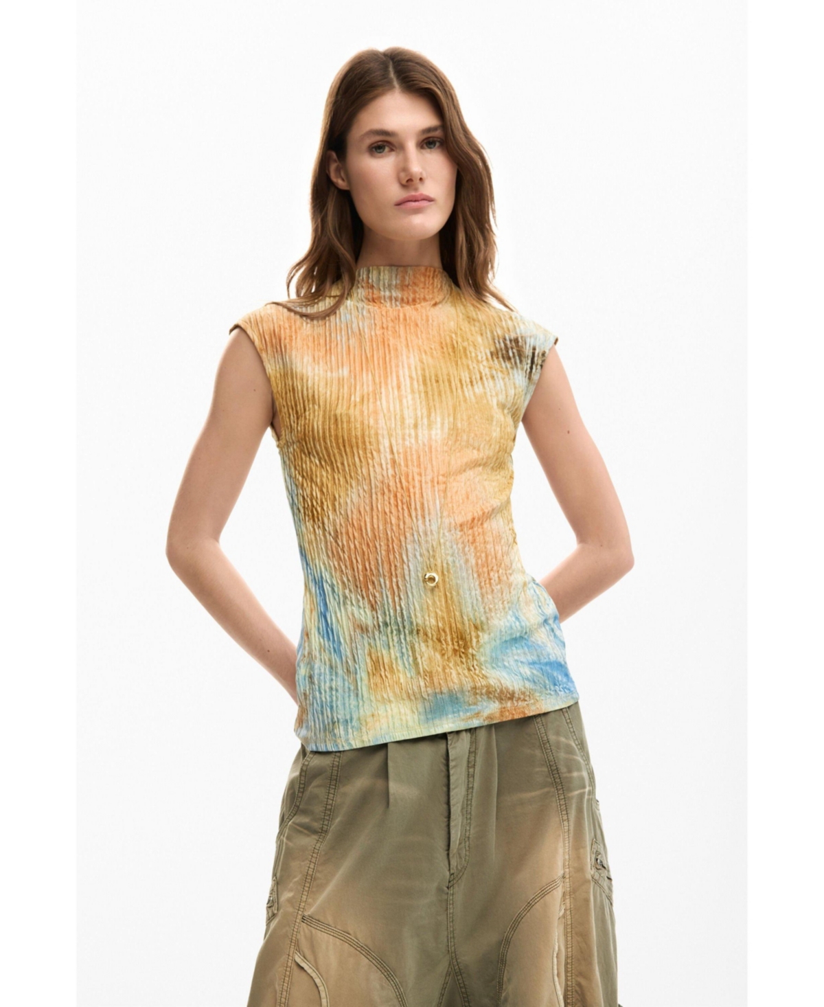 Desigual Women's Textured T-shirt