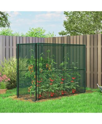 Crop Cage, Large Plant Protection Tent with Zippe Door,