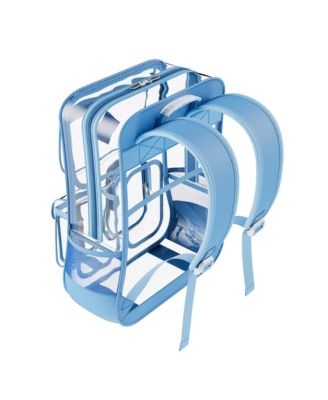 Clear Backpack for Kids & Adults, Stadium & School Approved, Waterproof PVC Bookbag
