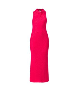 Women's Halter Neck Sleeveless Maxi Dress
