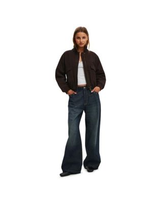 Women's Clover Funnel Neck Bomber