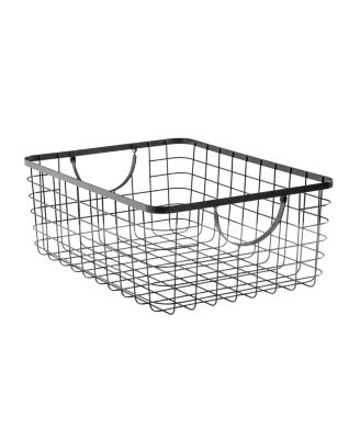 Metal Pantry Basket with Handles for Kitchen