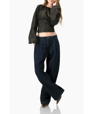 Women's Long Sleeve V-Neck Blouse