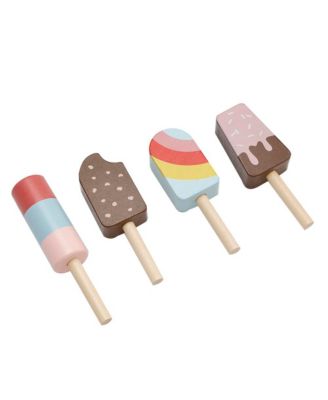 Wooden Ice Cream Shop Playset for Kids, Encourages Creative Role-Play