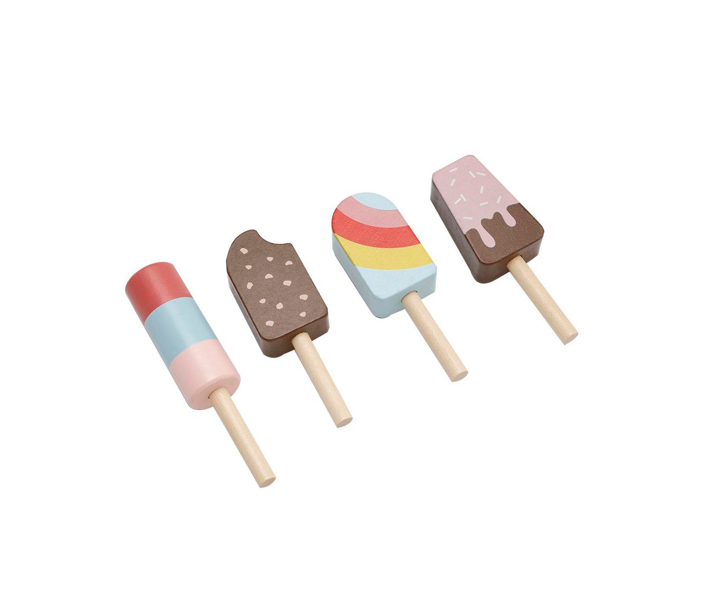 Детский игровой набор Bruce & Shark Ice Cream Shop Wooden Playset, Ages 3+, цвет: Зелёный — фото 5