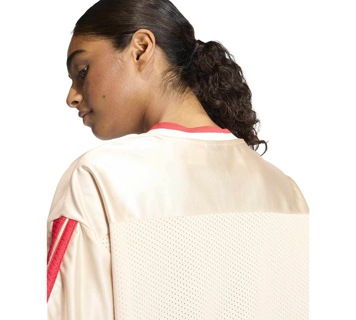 adidas Women's Stadium Mesh Sportswear Loose T-Shirt