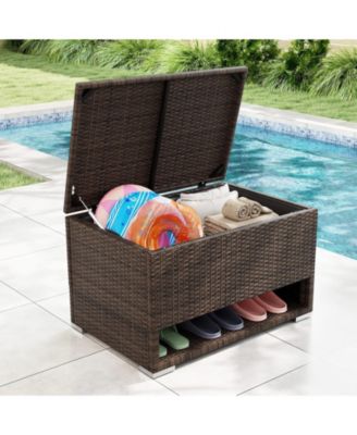 Patio Cushion Storage Bin with Waterproof Inner Liner
