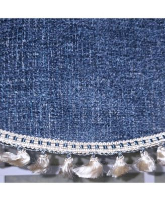 Flanel Cornice 100% Cotton Rod Pocket Lined  Window Valance 50" x 17" Navy