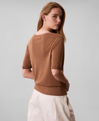 Women's V-Neck Knit Sweater