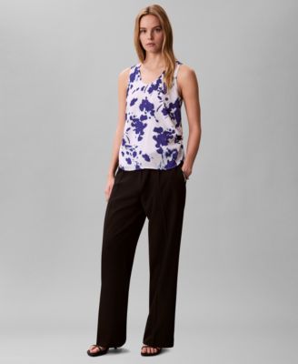 Women's Printed Fill Coupe Scoop Neck Tank Top