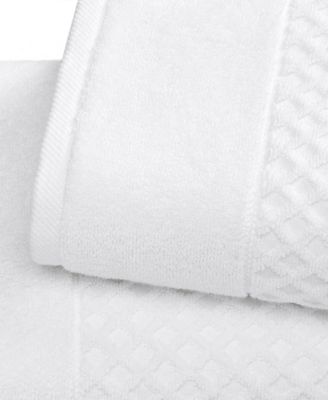 Quick-Drying Cotton Diamond Waffle Textured 2-Piece Oversized Bath Sheet, 68" x 35"
